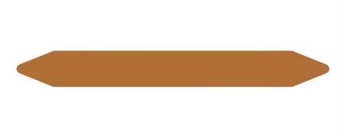 PRE-CUT PIPE MARKER ROLLS BROWN/PETROL WITHOUT PICTOGRAM 5