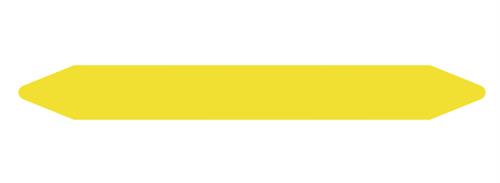 PRE-CUT PIPE MARKER ROLLS YELLOW / GAS WITHOUT PICTOGRAM 5