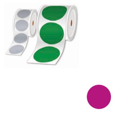 ROLLS OF PRE-CUT LABELS PURPLE 100MM - PER ROLL OF 250 LABELS