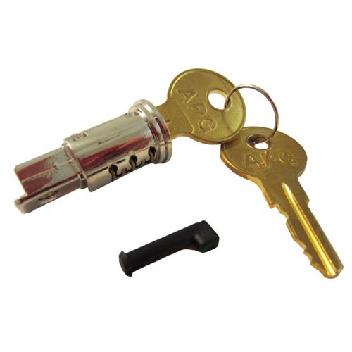 TUMBLER ASSEMBLY: LOCK (2) KEYS + LOCK PIN XX DENOTES LN A1-A10
