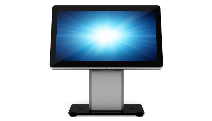 Elo Touch Solutions E514693 accessorio di sistema POS Supporto POS Acciaio inox, Nero, Argento