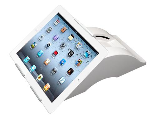 WHITE STRATIS TABLET HOLDER .