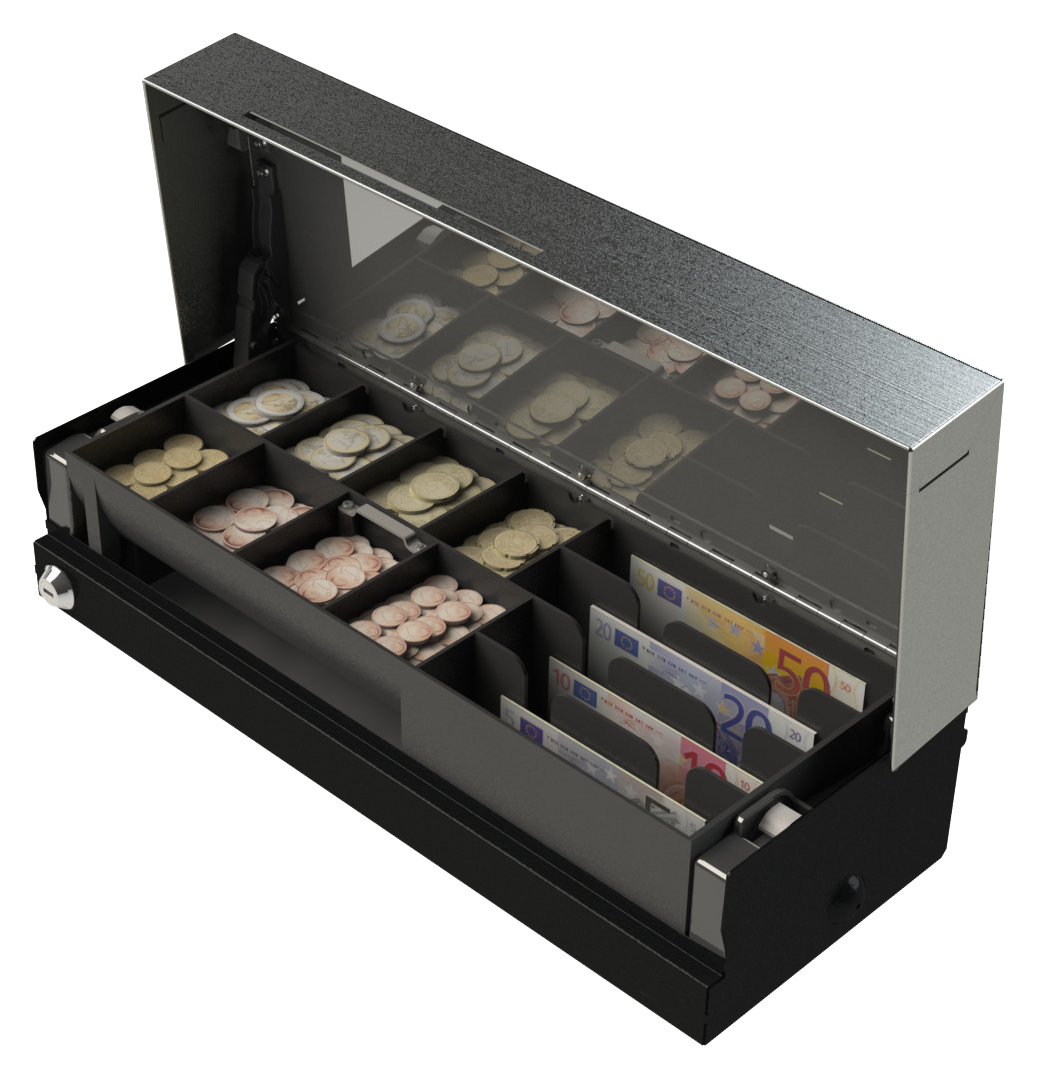 APG Cash Drawer MOD237A-BL4617 cassetto per contanti Cassetto per registratore di cassa elettrico