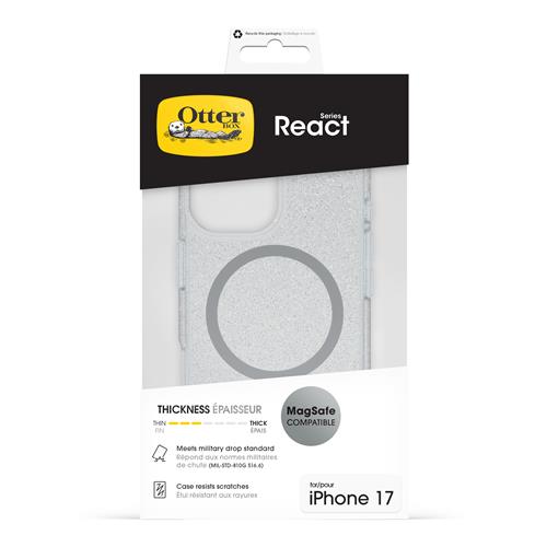 OB REACT MAGSAFE APPLE IPHONE 17 STARDUST CLEAR