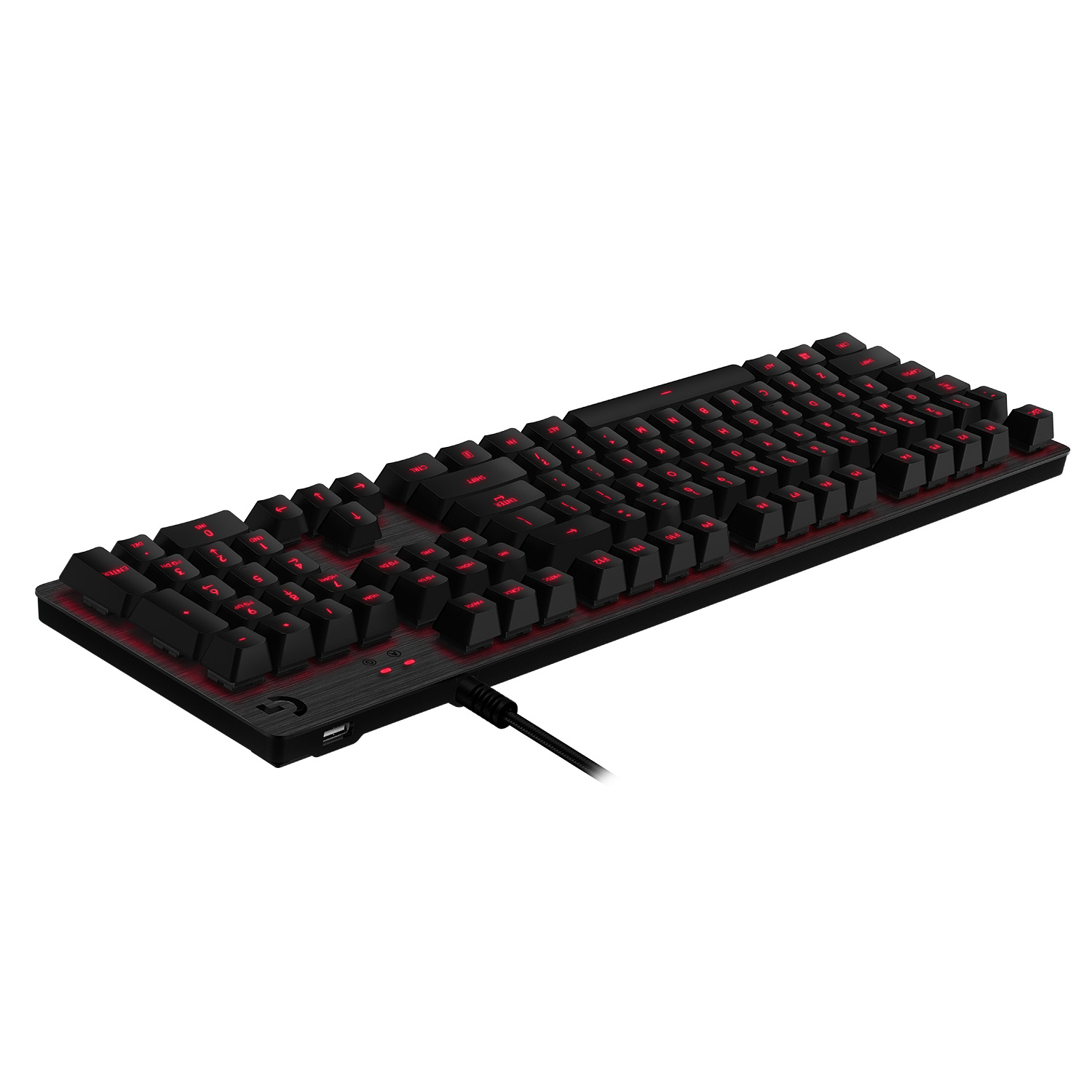 Logitech G 920-008518 tastiera Gaming USB AZERTY Belga Carbonio