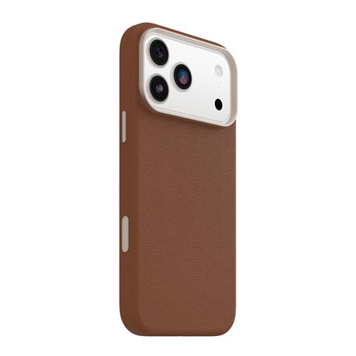 OB SYMMETRY CACTUS LEATHER CAM CTR APPLE IPHONE17 PRO MAX BROWN