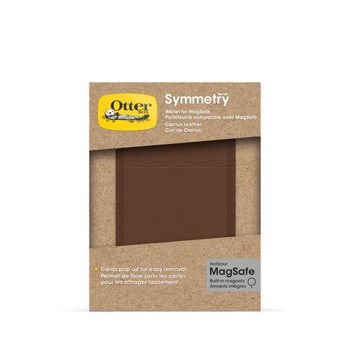 OB SYMMETRY CACTUS LEATHER MAGSAFE WALLET DESERT S. BROWN