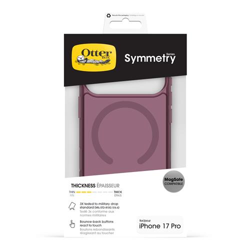 OB SYMMETRY CLEAR MAGSAFE CAM. CTRL APPLE IPHONE 17 PRO R.PINK