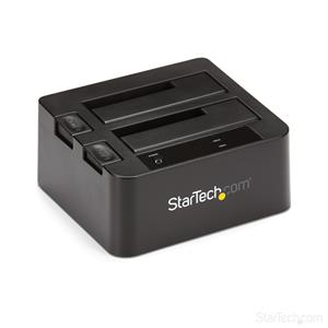 StarTech.com SDOCK2U313 docking station per unità di archiviazione USB 3.2 Gen 2 (3.1 Gen 2) Type micro-B Nero