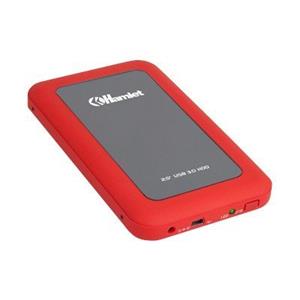 BOX HDD 2.5 USB3.0 RUGGED ROSSO SUPERFICIE SPECCHIO OTB PLUGPLAY