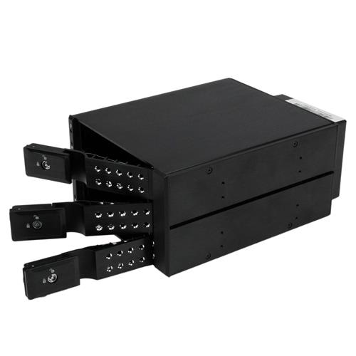 StarTech.com HSB3SATSASBA array di dischi 0 TB Nero