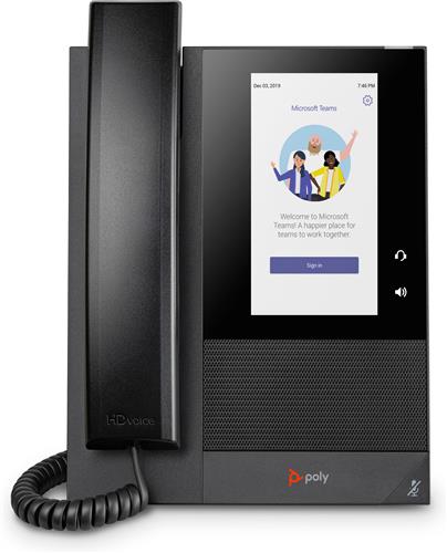 POLY CCX 400 Business Media Phone for Microsoft Teams and PoE-enabled telefono IP Nero 24 linee LCD