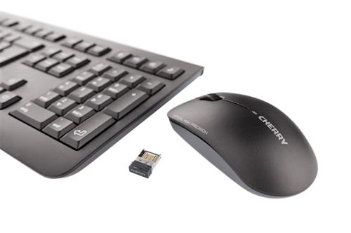 CHERRY DW 3000 tastiera Mouse incluso Universale RF Wireless AZERTY Francese Nero