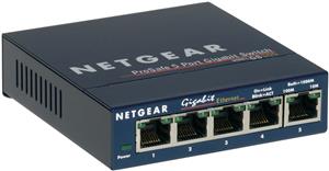 NETGEAR GS105 Non gestito Gigabit Ethernet (10/100/1000) Blu