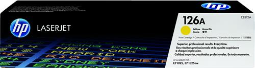 HP 126A Yellow Original LaserJet Toner Cartridge cartuccia toner 1 pz