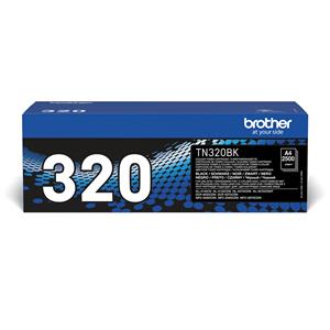 Brother TN-320BK cartuccia toner 1 pz Originale Nero