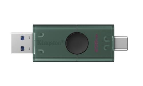 256GB USB-A + USB-C 3.2 GEN 1 DataTraveler DuoG2