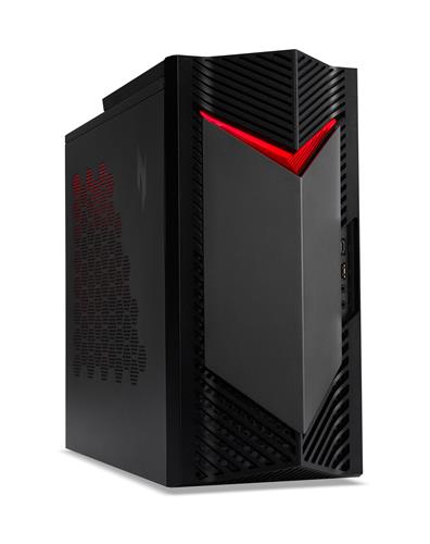 Acer NITRO 50 N50-656 Intel Core i7 i7-14700F 16 GB DDR5-SDRAM 1,02 TB SSD NVIDIA GeForce RTX 5060 Windows 11 Home Desktop PC Nero