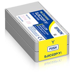 Epson SJIC22P(Y) cartuccia d'inchiostro 1 pz Originale Giallo