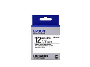 Epson Label Cartridge Standard Black/White 12mm (9m) nastro per etichettatrice Nero su bianco