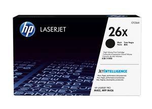 HP 26X High Yield Black Original LaserJet Toner Cartridge cartuccia toner 1 pz