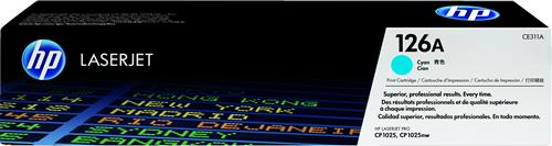 HP 126A Cyan Original LaserJet Toner Cartridge cartuccia toner 1 pz