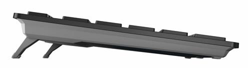 CHERRY JK-9250CS-2 tastiera Universale USB + RF Wireless + Bluetooth QWERTZ Ceco, Slovacco Nero, Rosso