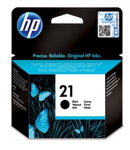 HP 21 Black Original Ink Cartridge cartuccia d'inchiostro 1 pz Resa standard