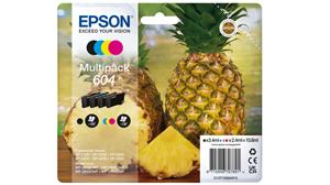 Epson 604 cartuccia d'inchiostro 4 pz Originale Resa standard Nero, Ciano, Magenta, Giallo