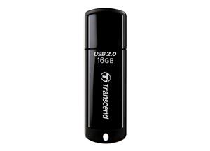 JETFLASH 350 16GB USB DRIVE USB 2.0 BLACK