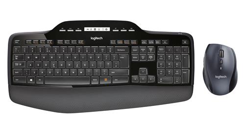 Logitech 920-002442 tastiera Mouse incluso Casa RF Wireless QWERTY US International Nero