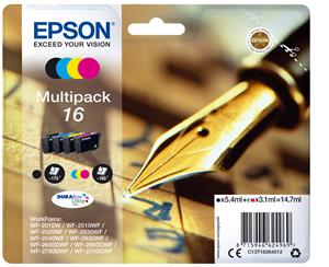 Epson Pen and crossword C13T16264012 cartuccia d'inchiostro 1 pz Originale Resa standard Nero, Ciano, Magenta, Giallo