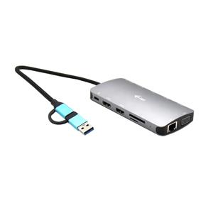 i-tec CANANOTDOCKPD replicatore di porte e docking station per laptop Cablato USB 3.2 Gen 1 (3.1 Gen 1) Type-A + Type-C Argento