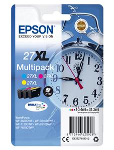 Epson Alarm clock C13T27154012 cartuccia d'inchiostro 1 pz Originale Resa elevata (XL) Ciano, Magenta, Giallo