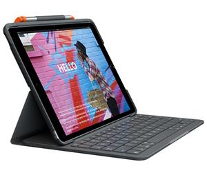 Logitech Slim Folio QWERTY Italiano Bluetooth Grafite