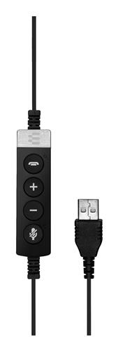 EPOS IMPACT SC 260 USB MS II Auricolare Cablato A Padiglione Ufficio USB tipo A Nero