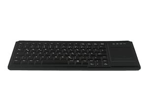 INDUSTRY 4.0 COMPACT ULTRAFLAT TOUCHPAD KEYBOARD USB BLACK