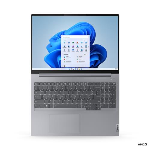 Lenovo ThinkBook 16 AMD Ryzen 5 7530U Computer portatile 40,6 cm (16) WUXGA 16 GB DDR4-SDRAM 512 GB SSD Wi-Fi 6 (802.11ax) Windows 11 Pro Grigio