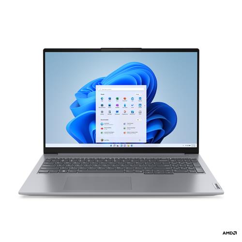Lenovo ThinkBook 16 AMD Ryzen 5 7530U Computer portatile 40,6 cm (16) WUXGA 16 GB DDR4-SDRAM 512 GB SSD Wi-Fi 6 (802.11ax) Windows 11 Pro Grigio