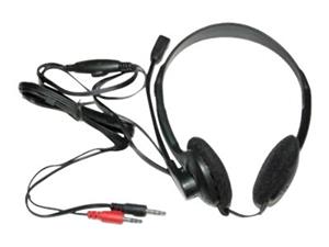 MULTIMEDIA HEADSET FOR PC WITH TWO 3.5 MM PLUGS ADJUSTABLE