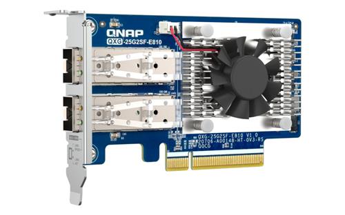 QNAP QXG-25G2SF-E810 scheda di rete e adattatore Interno Fibra 25000 Mbit/s