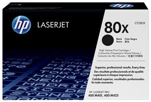 HP 80X High Yield Black Original LaserJet Toner Cartridge cartuccia toner 1 pz