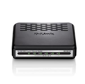 D-Link GO-SW-5G switch di rete Non gestito Nero