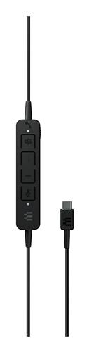 EPOS ADAPT 160T ANC USB-C Auricolare Cablato A Padiglione Ufficio USB tipo-C Nero