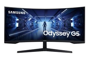 Samsung Odyssey G5 G55T Monitor PC 86,4 cm (34) 3440 x 1440 Pixel UltraWide Quad HD LED Nero