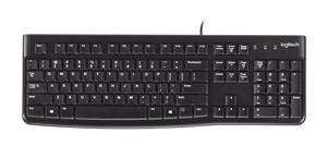 Logitech Keyboard K120 for Business tastiera Universale USB QWERTY Inglese Nero