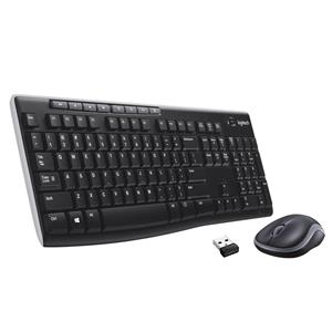 Logitech Wireless Combo MK270 tastiera Mouse incluso Casa USB QWERTY US International Nero