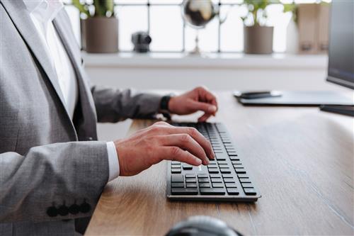 CHERRY KW X ULP tastiera Universale USB + RF Wireless + Bluetooth QWERTY US International Nero