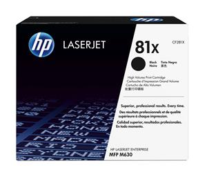 HP 81X High Yield Black Original LaserJet Toner Cartridge cartuccia toner 1 pz