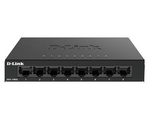 D-Link DGS-108GL switch di rete Non gestito Gigabit Ethernet (10/100/1000) Nero